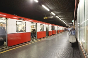 Milan Underground Train Print