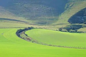 Prints of The Longman of Wilmington, East Sussex, England, UK East Sussex Prints: The Longman of Wilmington Print, a photograph
