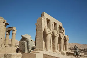 Pharaoh Ramesses II Statue Prints: Lower Section, Colossus of Ramesses II