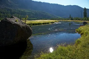Madison River valley near Madison, Yellowstone National Park, UNESCO World Heritage Site Madison River valley near Madison, Yellowstone National Park, UNESCO World Heritage Site