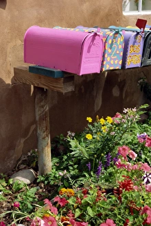 New Mexico Photography Prints: Mail boxes