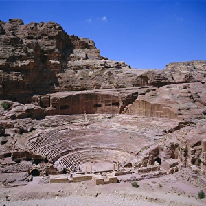 Petra Archaeological Site Prints: Main theatre
