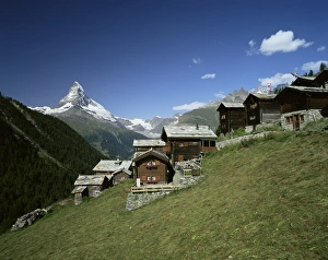 Images Dated 13th January 2000: Matterhorn Print, 4478m from Findeln