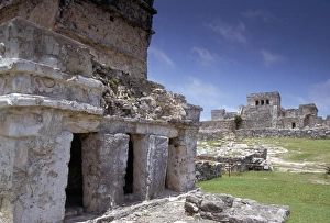 Tulum Mayan Ruins Prints: Mayan site of Tulum