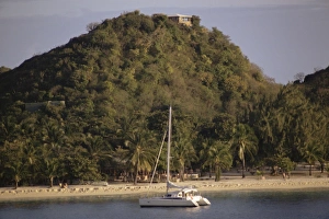 West Indies Beach Scene Prints: Mayreau, Grenadines