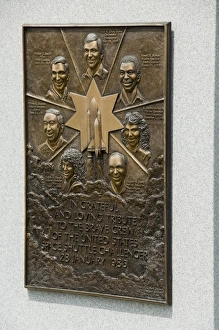 Virginia Travel Destinations Prints: Memorial to the crew of the Space Shuttle Challenger