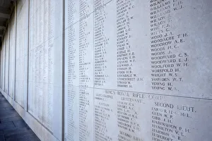European War Memorials Prints: The Menin Gate Memorial to the Missing, Ypres, West Flanders, Belgium, Europe