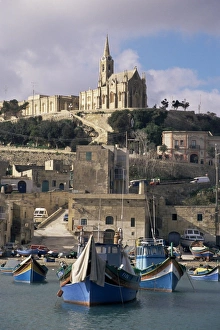 Malta Travel Destinations Prints: Mgar harbour