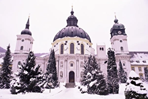 German Abbey Prints: Monastery and Benedictine abbey