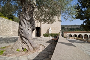 Christian Monastery Architecture Prints: Monastery Chrysorrogiatissa, Paphus, Cyprus, Europe