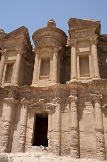 Petra Monastery Prints: The Monastery and donkey