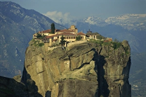 Holy Trinity Monastery Prints: Monastery of the Holy Trinity, Meteora, UNESCO World Heritage Site, Greece, Europe