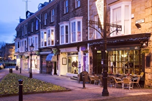 United Kingdom Towns To Visit Prints: Montpellier Parade at dusk, Harrogate, North Yorkshire, Yorkshire, England