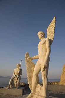 Monument to Icarus Print, Agia Galini, Crete