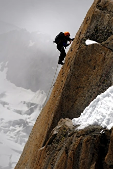 French Alps Hiking Trails Prints: Mountaineer