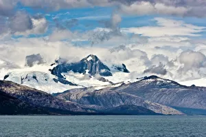 Mountains in southern Patagonia, Chile, South America Mountains in southern Patagonia, Chile, South America