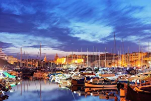 Msida Creek Harbour, Valletta, Malta, Mediterranean, Europe Msida Creek Harbour, Valletta, Malta, Mediterranean, Europe