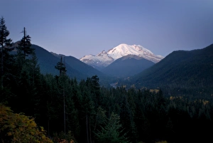 Rural Travel Destinations USA Prints: Mt. Rainier at dawn