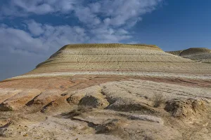 Multicoloured Sandstone Layers Print