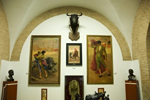 Spain Travel Destination Prints: Museum in the Bull Ring
