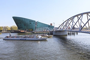 Modern Architecture In Holland Prints: NEMO, science and technology museum, Eastern Docks, Amsterdam, Netherlands, Europe