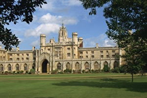 College Prints: New Court Print, St. Johns College, Cambridge