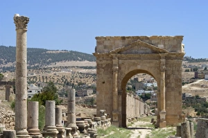 Jerash Archaeological Site Prints: North gate