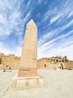 Obelisk Monument Prints: Obelisk, Karnak Temple Complex