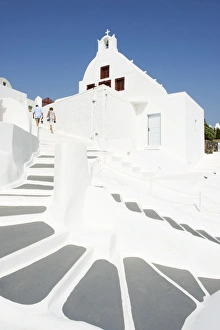 Oia (Ia) village, Santorini, Cyclades, Greek Islands, Greece, Europe Oia (Ia) village, Santorini, Cyclades, Greek Islands, Greece, Europe