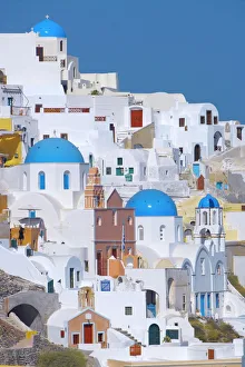 Village Prints: Oia Village Print, Santorini Landscape