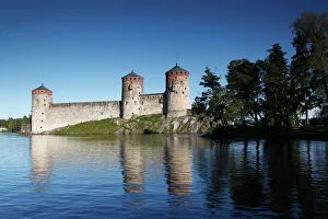 Olavinlinna medieval castle (St. Olafs Castle), Savonlinna, Saimaa Lake District Olavinlinna medieval castle (St. Olafs Castle), Savonlinna, Saimaa Lake District