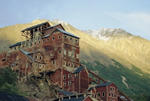 Remote Travel Destinations Prints: Old copper mine buildings