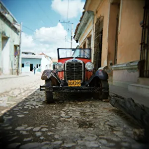 Old Ford car, Trinidad, Cuba, West Indies, Central America Old Ford car, Trinidad, Cuba, West Indies, Central America