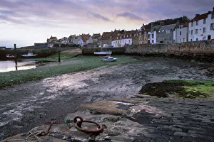 United Kingdom Outdoor Photography Prints: Old harbour at sunset