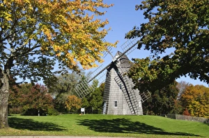 Old Hook Windmill Print, East Hampton