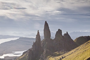 The Old Man of Storr, a rock formation on the edge of the Trotternish Ridge, Isle of Skye, Inner Hebrides, Scotland The Old Man of Storr, a rock formation on the edge of the Trotternish Ridge, Isle of Skye, Inner Hebrides, Scotland