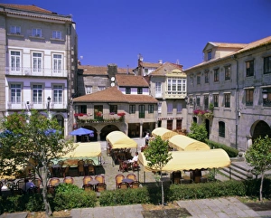 European Heritage Architecture Prints: Old town cafes