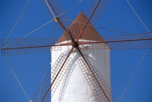 Wind Power In Europe Prints: Old traditional windmill