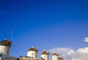 Windmills In Europe Prints: Old windmills