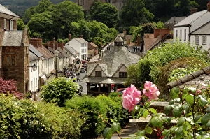 Images Dated 17th June 2007: The Old Yarn Market in centre of Dunster, Exmoor National Park, Somerset