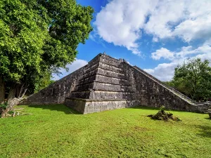 Yucatan Mexico Tourism Prints: The Ossuary, Chichen Itza, Yucatan State, Mexico