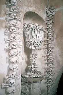 Prints of The Ossuary in Sedlec, Kutna Hora, UNESCO World Heritage Site, Czech Republic, Europe Czech Republic Prints: Sedlec Ossuary Print