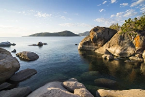 Otter Point at sunset, Lake Malawi National Park, UNESCO World Heritage Site, Cape Maclear Otter Point at sunset, Lake Malawi National Park, UNESCO World Heritage Site, Cape Maclear