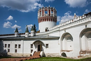 Exterior Building Photography Prints: The outer walls of the Novodevichy Convent, Moscow, Russia, Europe