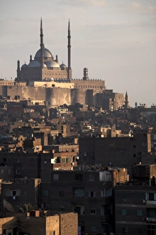 Cairo Tourist Attractions Prints: Overlooking the Citadel, Cairo, Egypt, North Africa, Africa