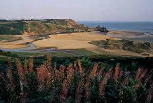 Oxwich Bay Print, Gower Peninsula Landscape
