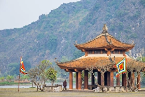 Pagoda at Hoa Lu, Ancient Capital of Vietnam, Truong Yen Commune, Hoa Lu District Pagoda at Hoa Lu, Ancient Capital of Vietnam, Truong Yen Commune, Hoa Lu District