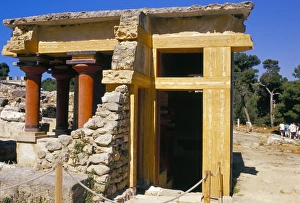 Knossos Archaeological Site Prints: Palace ruins