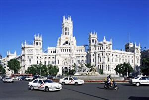 Colorful Cityscape Europe Prints: Palacio de Comunicaciones