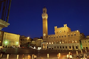 Piazza Del Campo Italy Prints: Palazzo Pubblico